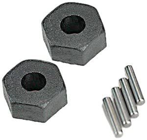 Wheel hubs hex (2)/ stub axle pins (2)