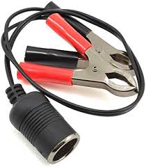 Discontinued - Adapter 12V (female) (to alligator clips)