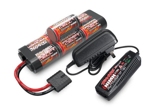 Battery/charger completer pack (includes #2969 2-amp NiMH peak detecting AC charger (1) #2926X 3000mAh 8.4V 7-cell NiMH battery (1))