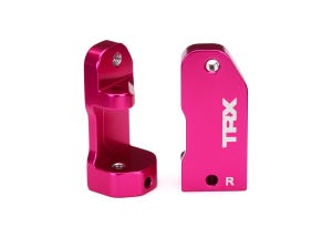 Caster blocks 30-degree pink-anodized 6061-T6 aluminum (left & right)/ suspension screw pin (2)