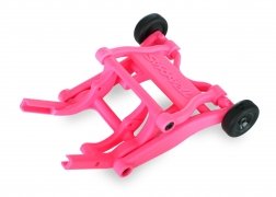 Wheelie bar assembled (pink) (fits Stampede Rustler Bandit series)