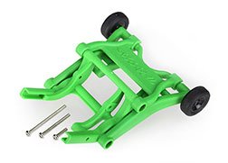 Wheelie bar assembled (green) (fits Stampede Rustler Bandit series)