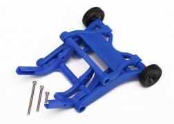 Wheelie bar assembled (blue) (fits Slash Stampede Rustler Bandit series)