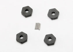 Wheel hubs hex (4)/ axle pins (1.5x8mm) (4)