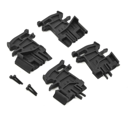 Battery hold-down mounts left (2)/ right (2)/ 3x18mm CS (4)