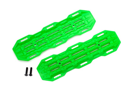 Traction boards green/ mounting hardware