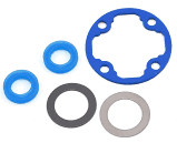 Differential gasket/ x-rings (2)/ 12.2x18x0.5 metal washer (1)/ 12.2x18x0.5 PTFE-coated washer (1)