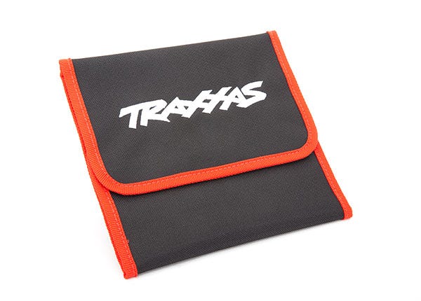 Tool pouch red (custom embroidered with Traxxas logo)