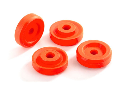 Wheel washers orange (4)