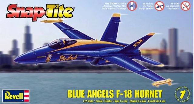 Plastic Model Kit-F-18 Blue Angels 1:72