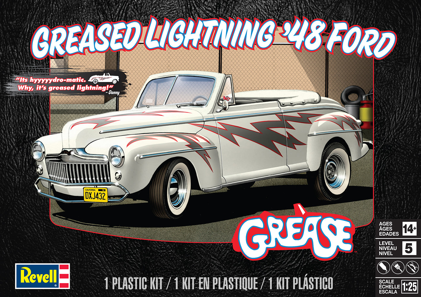 Plastic Model Kit-Greased Lightning '48 Ford Convertible