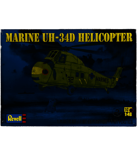 Plastic Model Kit-Marine UH-34 D Helicopter 1:48