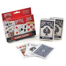 Rummy Games 2-Pack Bicycle Playing Cards/Games USPC