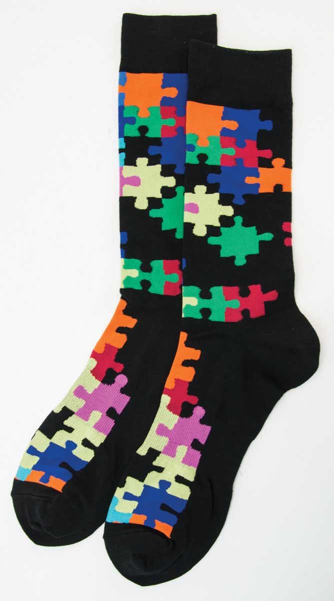 Men's Puzzle Socks (3-pair)