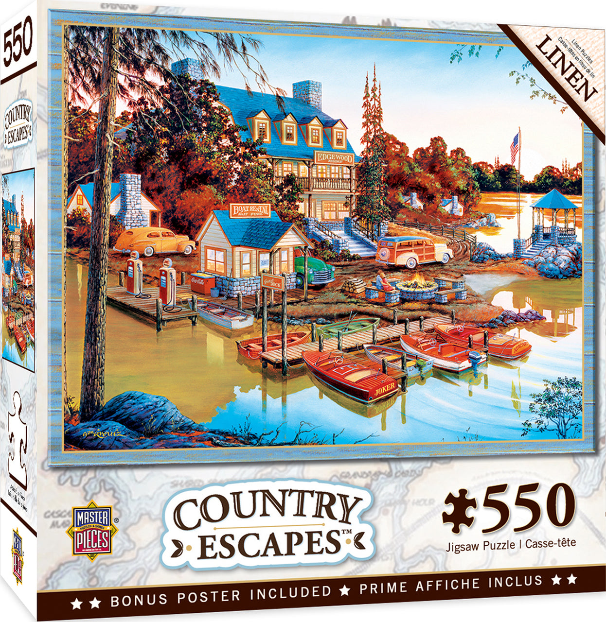 Country Escapes - Peaceful Easy Evening 500pc Puzzle