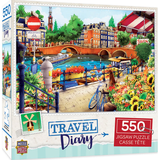 Travel Diary - Amsterdam 550pc Puzzle