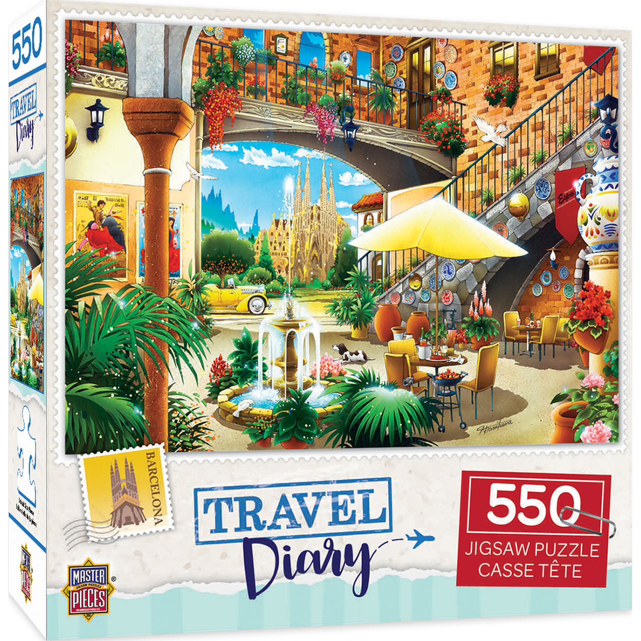 Travel Diary - Barcelona 550pc Puzzle