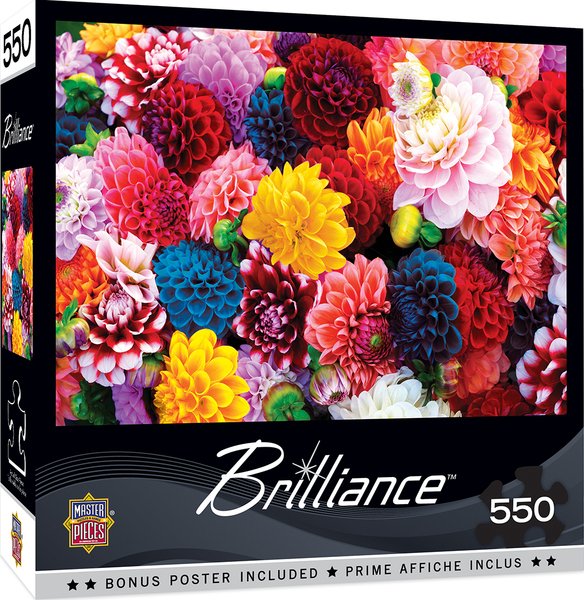 Brilliance - Beautiful Blooms 550pc Puzzle