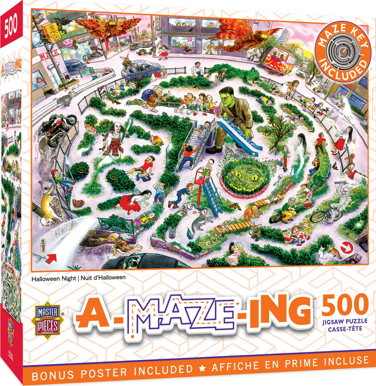 A-Maze-Ing - Halloween Night 500pc Puzzle