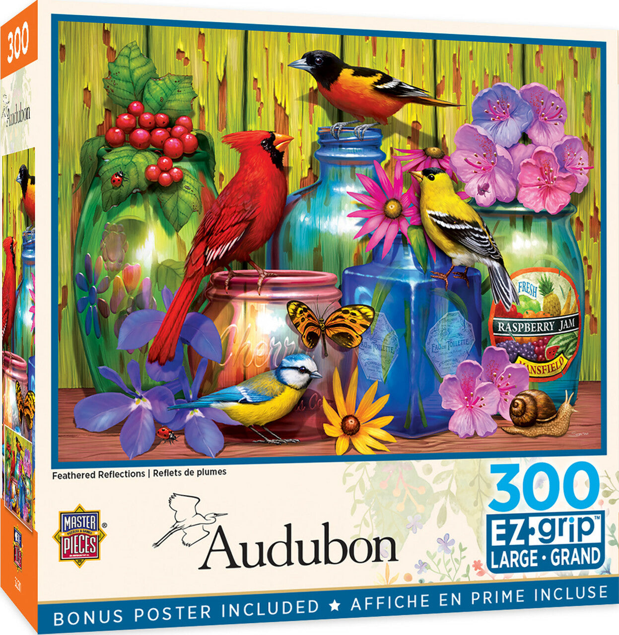 Audubon - Feathered Reflections 300pc EzGrip Puzzle