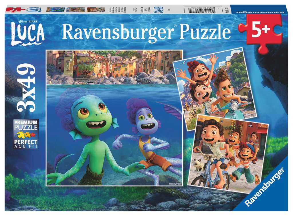 Luca's Adventures 3 x 49 pc Puzzle