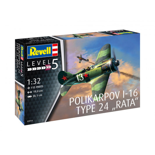 03914 1/32 Polikarpov I-16 Rata