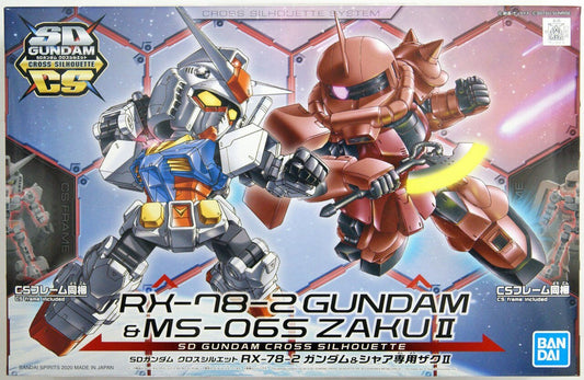 RX-78-2 Gundam & MS-6S Zaku II 1:144