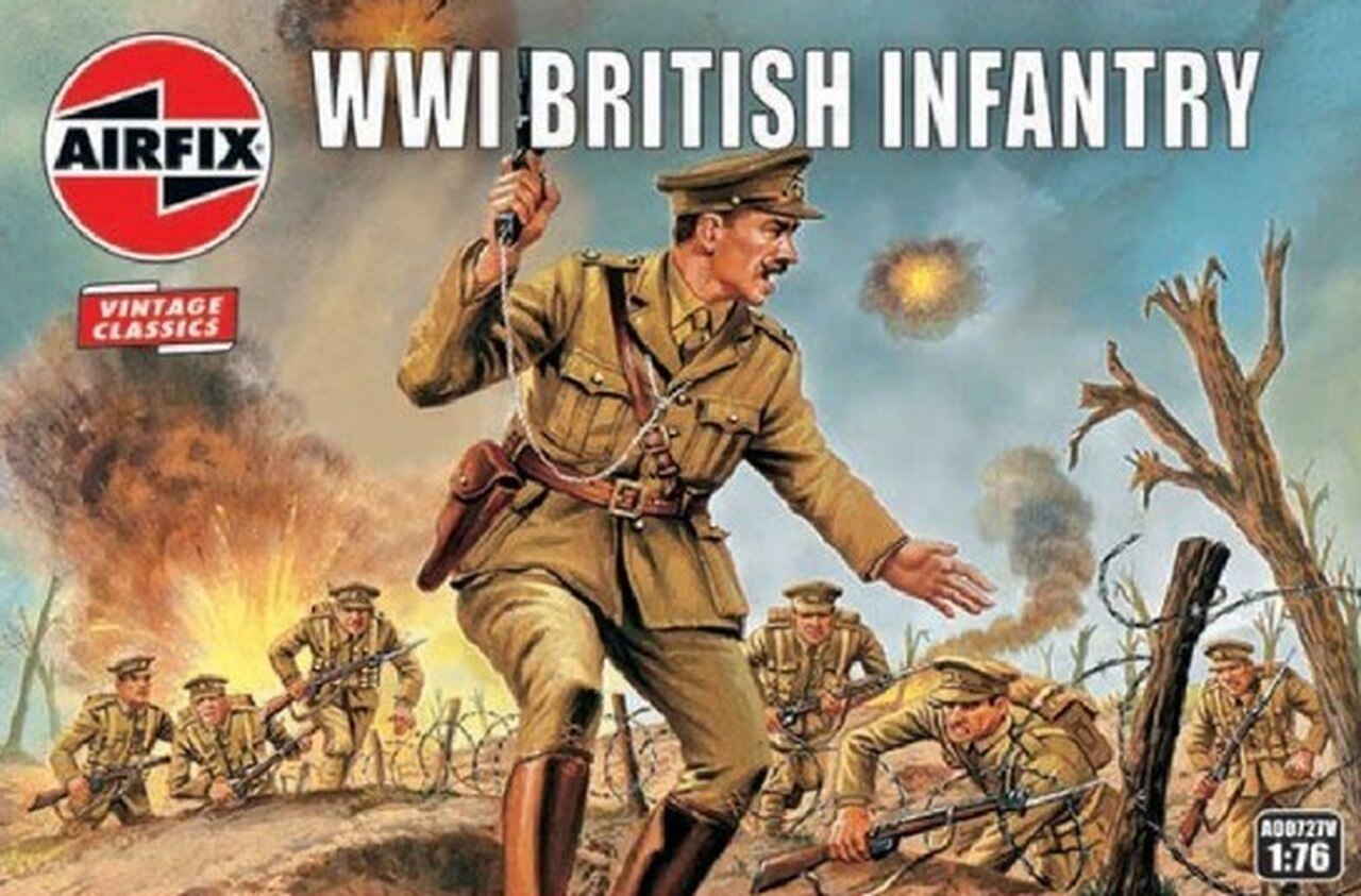 WWI BRITISH INFANTRY 1:76 VINTAGE CLASSICS