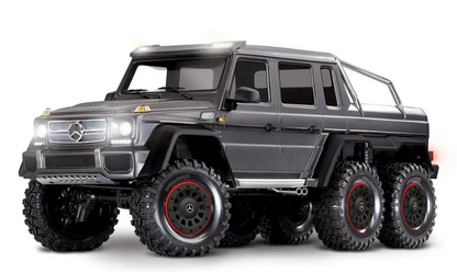 Discontinued - Traxxas TRX-6 1/10 6x6 Trail Crawler Truck w/Mercedes-Benz G 63 AMG Body(Silver)