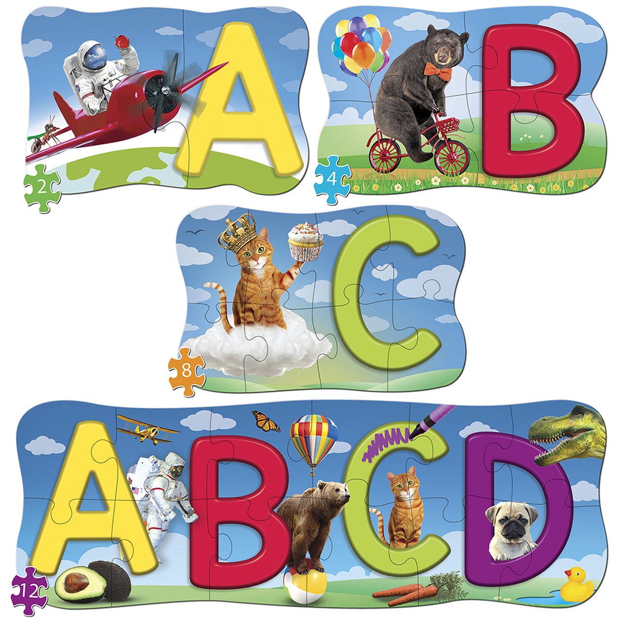 EDUCATIONAL 4 PACK - ABCS JIGSAW PUZZLE