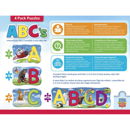 EDUCATIONAL 4 PACK - ABCS JIGSAW PUZZLE