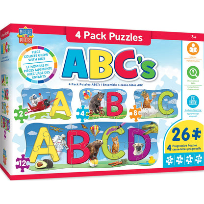 EDUCATIONAL 4 PACK - ABCS JIGSAW PUZZLE