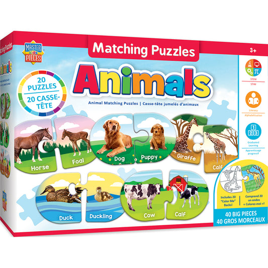 Matching Puzzles:  Animals