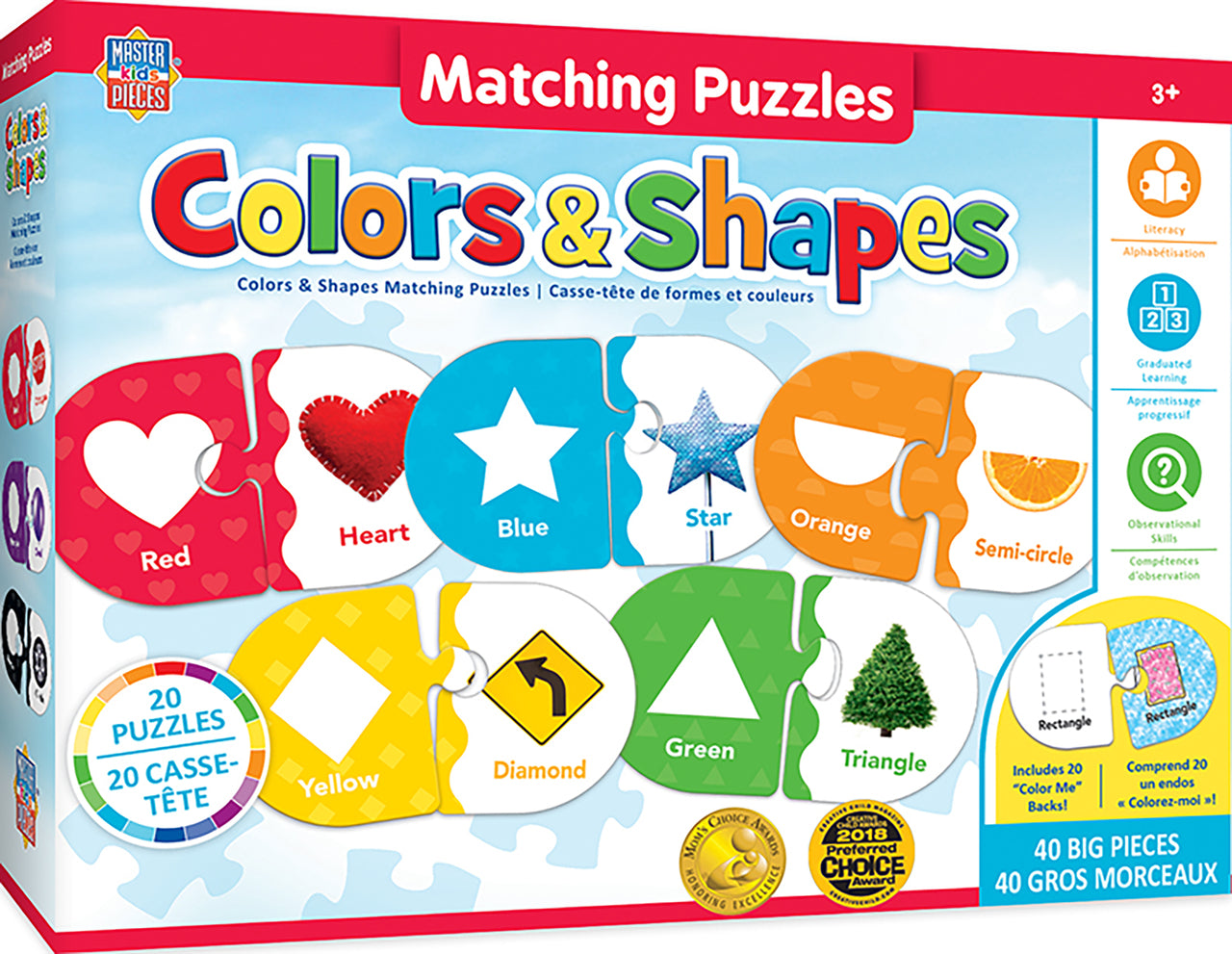 Educational - Colors & Shapes Matching Puzzle