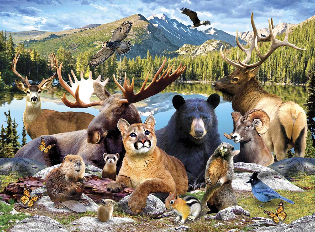 Jr Ranger - Rocky Mountain National Park 100pc Puzzle