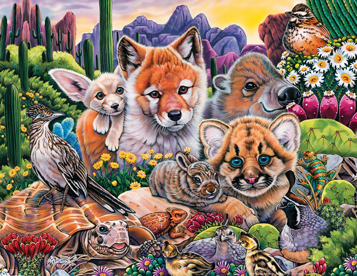 World of Animals - Desert Friends 100pc Puzzle