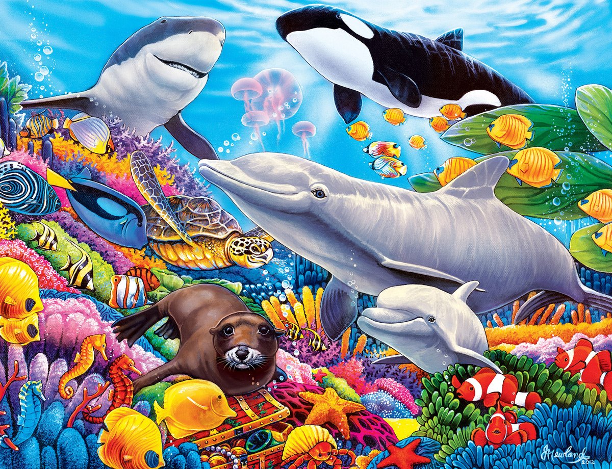 World of Animals - Undersea Friends 100pc Puzzle