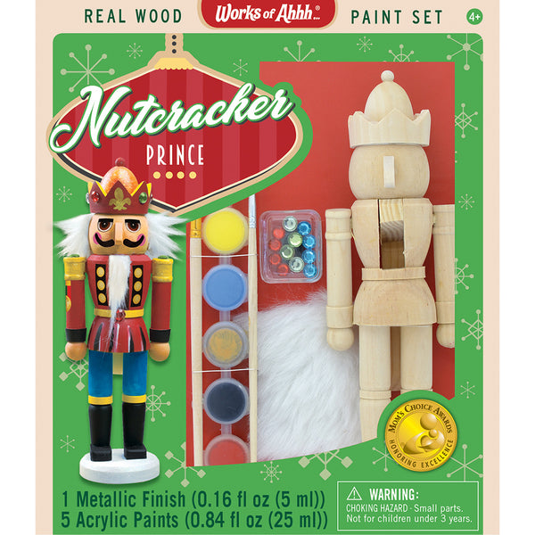 NUTCRACKER PRINCE HOLIDAY WOOD PAINT KIT