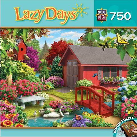 Lazy Days - Over The Bridge 750 Piece Puzzle