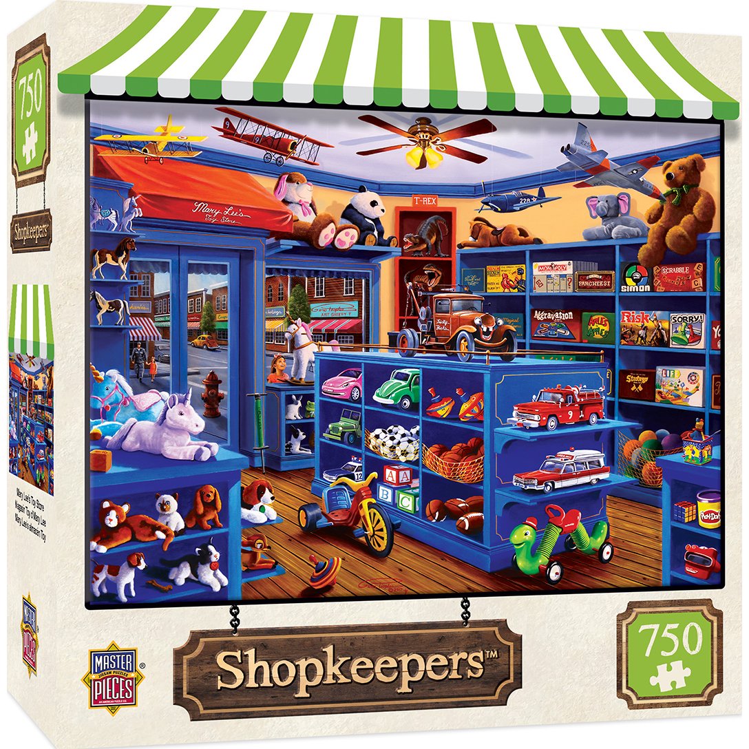 SHOPKEEPERS MARY LEE'S TOY STORE 750 PIECE JIGSAW PUZZLE