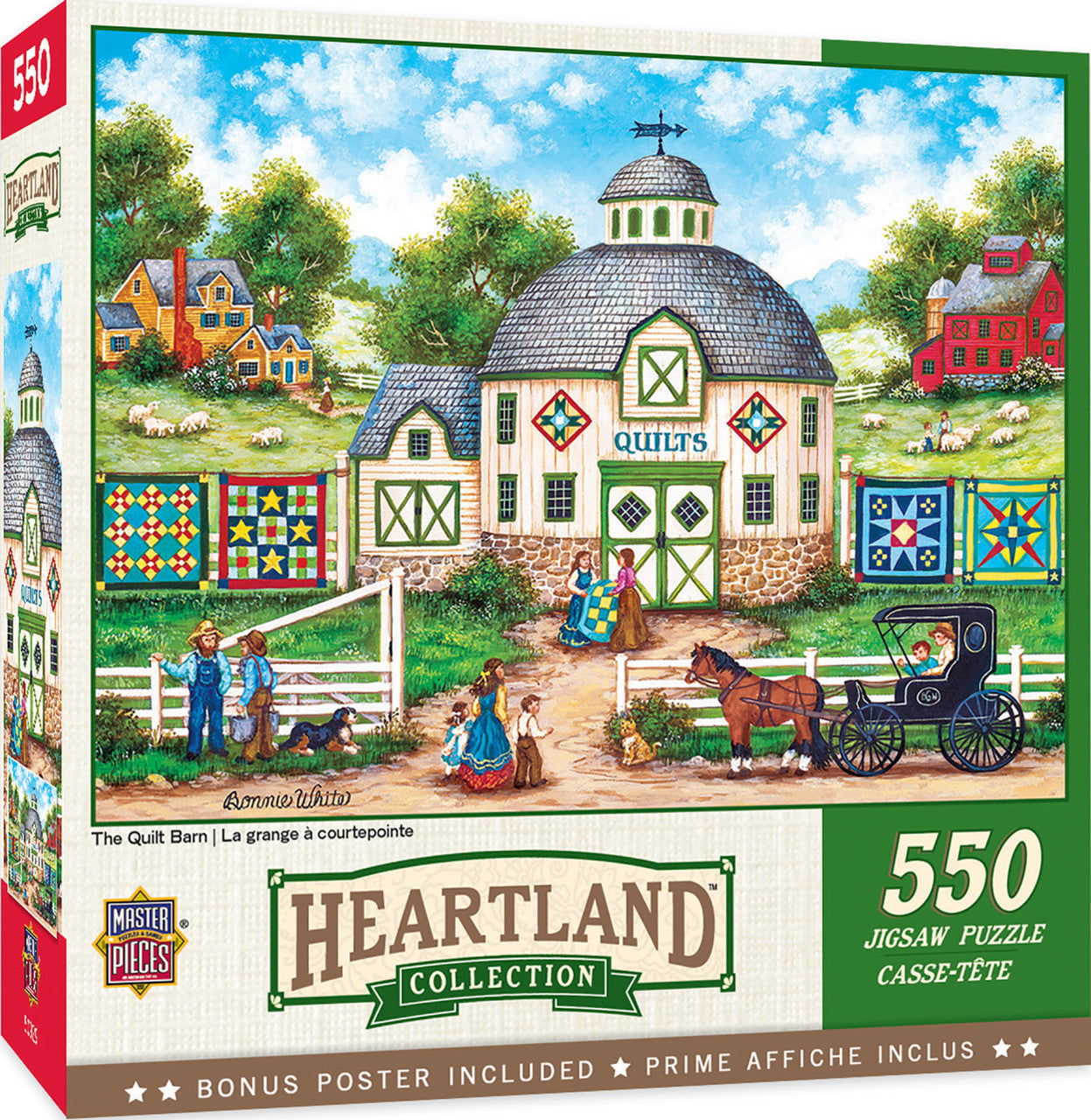 Heartland Collection - The Quilt Barn 550pc Puzzle