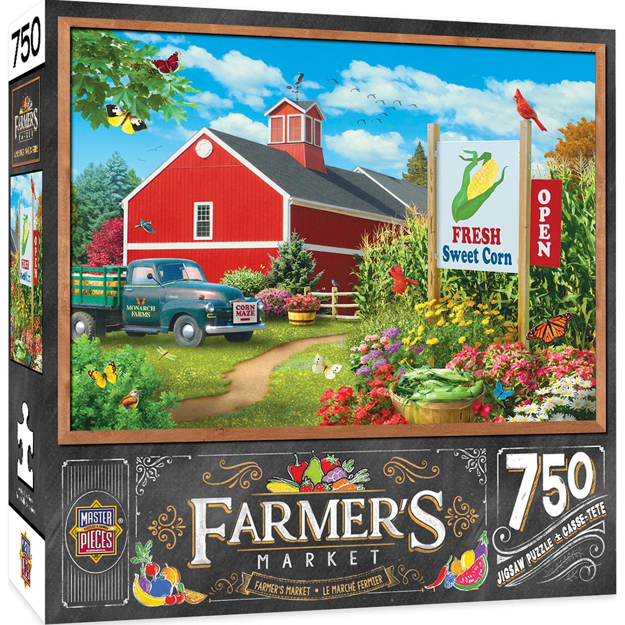 FARMER'S MARKET - COUNTRY HEAVEN - 750 PIECE JIGSAW PUZZLE BY ALAN GIANA