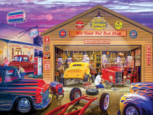 Wheels - Old Timer's Hot Rods 750pc Puzzle