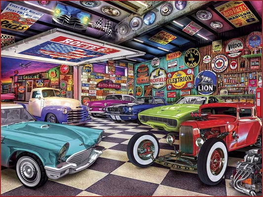 Wheels - Collector's Garage 750pc Puzzle