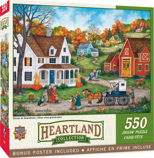 Heartland Collection - Dinner at Grandmas 550pc Puzzle