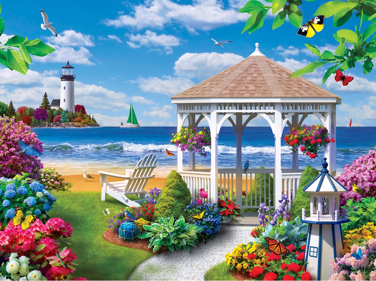 Memory Lane - Oceanside View 300pc EzGrip Puzzle