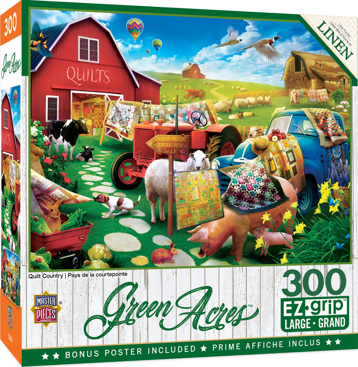 Green Acres - Quilt Country 300pc EzGrip Puzzle