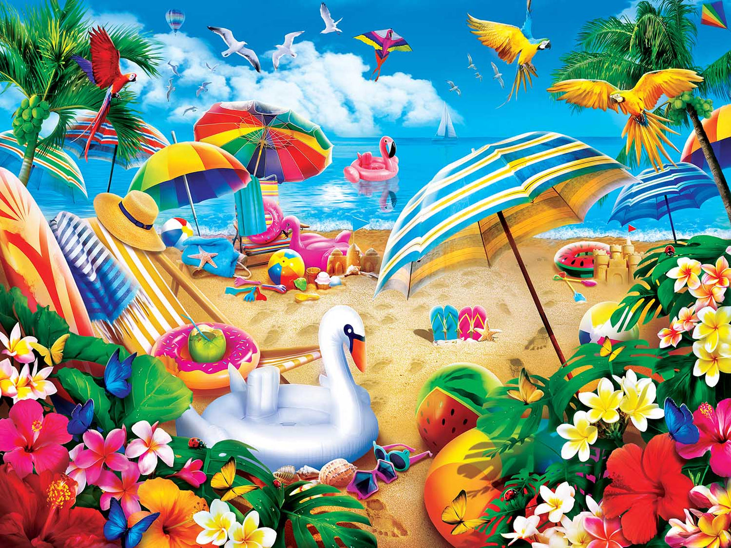 Paradise Beach - Weekend Escape 550pc Puzzle