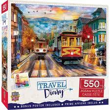 Travel Diary - San Francisco Rise 550pc Puzzle