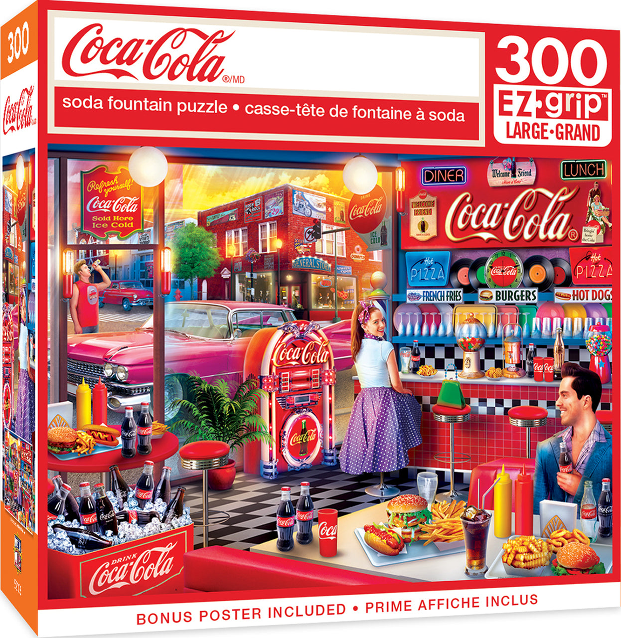 Coca-Cola - Soda Fountain 300pc EzGrip Puzzle